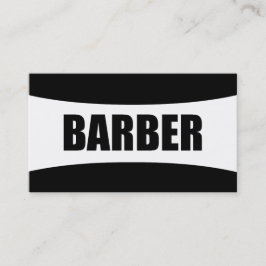 Barber tarjeta de visita