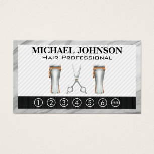 Barber Tools   Tarjeta Punch