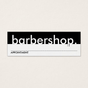 barbería. (Tarjeta de citas)
