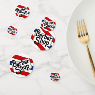 Barbershops Rótulo Confetti