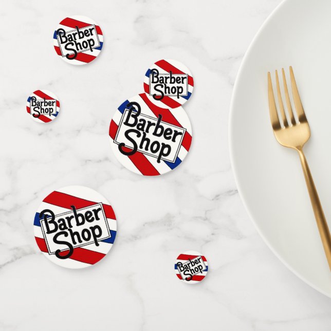 Barbershops Rótulo Confetti (Grupo)