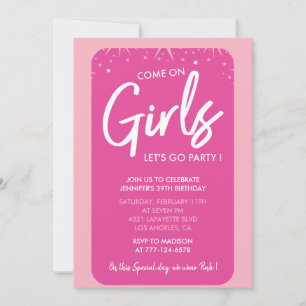 Barbi 39 cumpleaños invitaciones Chica Trendy Girl