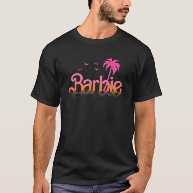 Barbie - Logotipo de camiseta de reflexión sobre e (Anverso)