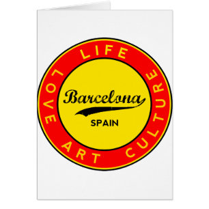 Barcelona, España, círculo rojo, arte