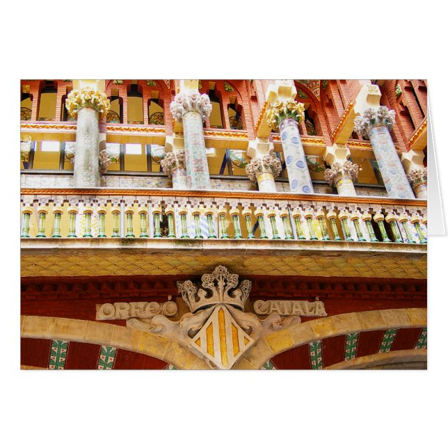 Barcelona España Colorida fotografía de arquitectu (Anverso (Horizontal))