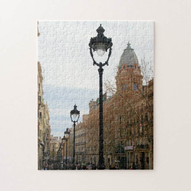 Barcelona, España - Puzzle Portal del Angel (Vertical)