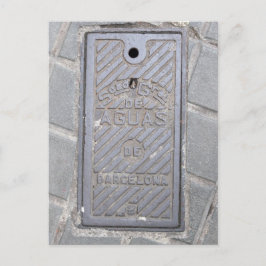 Barcelona, España, tarjeta postal de portada de ut