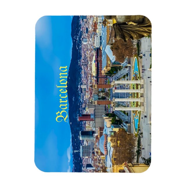 Barcelona, imán (Vertical)