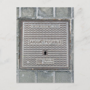 Barcelona, tarjeta postal de cubierta de España