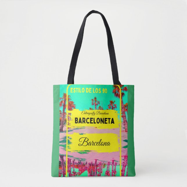 Barceloneta, Barcelona estilo bolsa de diseño 4 (Anverso)