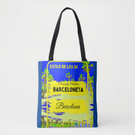 Barceloneta, bolsa de estilo barcelonés-azul oscur