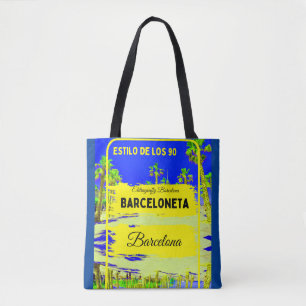 Barceloneta, bolsa de estilo barcelonés-azul oscur