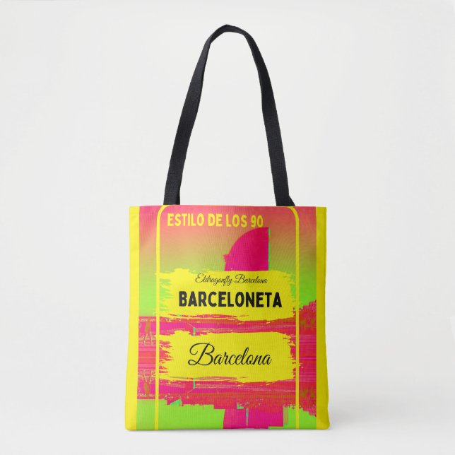 Barceloneta, diseño de bolsas de estilo barcelonés (Anverso)