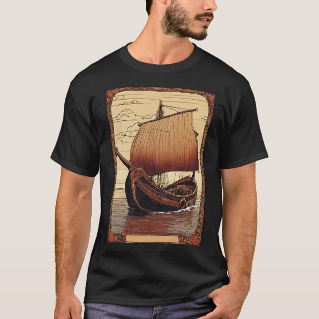 Barco antiguo camiseta (Anverso)