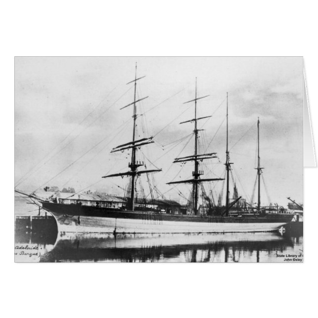 Barco Clipper Ciudad de Adelaida 2 1800s (Anverso (Horizontal))