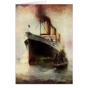 Barco de Crucero de Transporte de Viaje Antiguo en