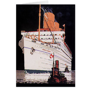 Barco de Crucero de Transporte de Viaje Antiguo po