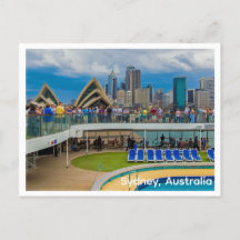 Barco de crucero postal en Sydney, Australia