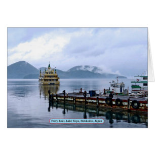 Barco de ferris, Lago Toya, Hokkaido, Japón