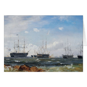 Barco de guerra fuera de Gotemburgo 1861