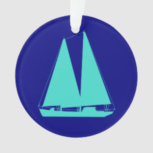 Barco De Marea Turquesa En La Decoración De La Cos