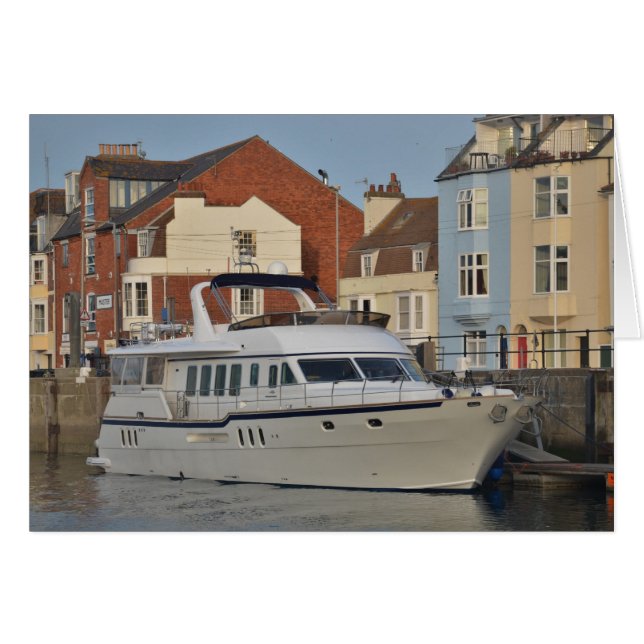 Barco De Motor En Weymouth (Anverso (Horizontal))