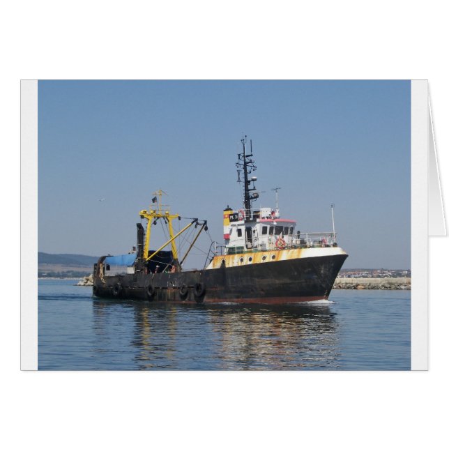 Barco de pesca con ráfaga (Anverso (Horizontal))