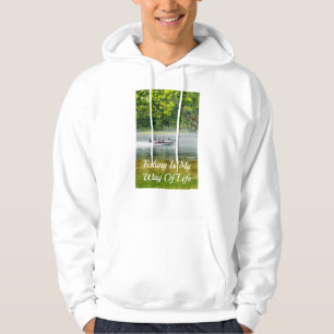 Barco De Pesca En Movimiento De Sudaderas Hoodie