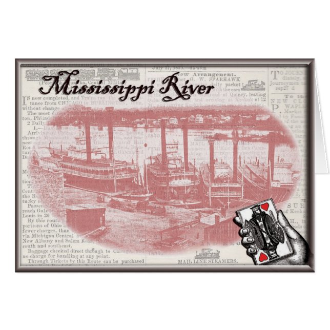 Barco de vapor que juega (Anverso (Horizontal))