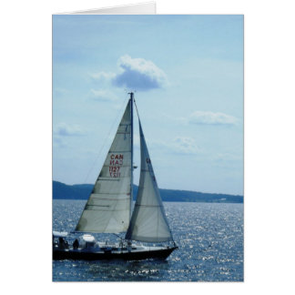 "Barco de vela, lago Champlain"