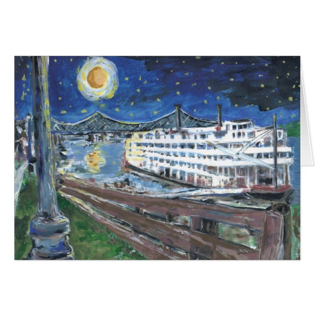 Barco del río Misisipi (Anverso (Horizontal))