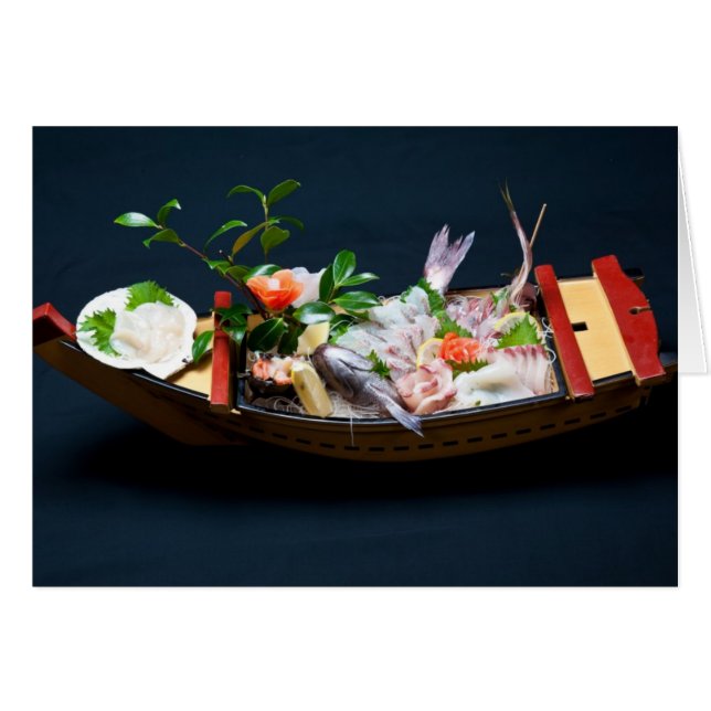 Barco del Sashimi (Anverso (Horizontal))