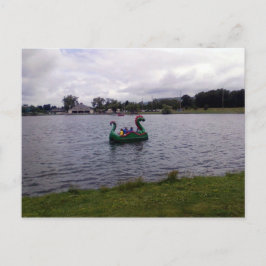 Barco Dragón del Parque Eldridge en Elmira, postal