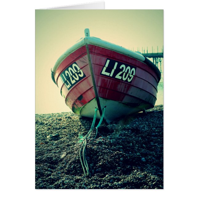 Barco en la playa (Frente)