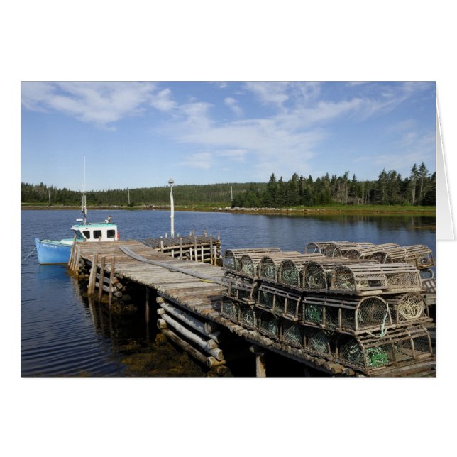 Barco Langostero, Mushaboom, Nueva Escocia, Canadá (Anverso (Horizontal))