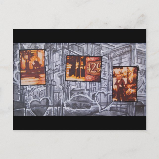 Barco naufragado en la tarjeta postal de la tercer (Anverso)