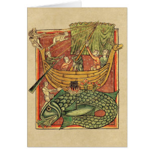 Barco naufragado en una ballena