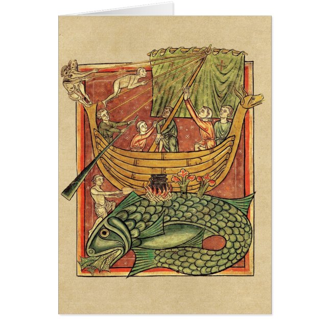 Barco naufragado en una ballena (Frente)