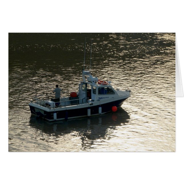 Barco pesquero, Bahía de Cardiff (Anverso (Horizontal))