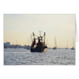 Barco Pesquero Paz Y Abundancia Al Amanecer
