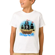 Barco pirata Camisa de cumpleaños