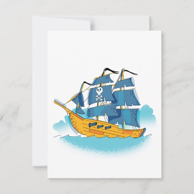 Barco pirata Personalizado (Anverso)