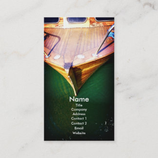 Barco, plantilla de la tarjeta de visita
