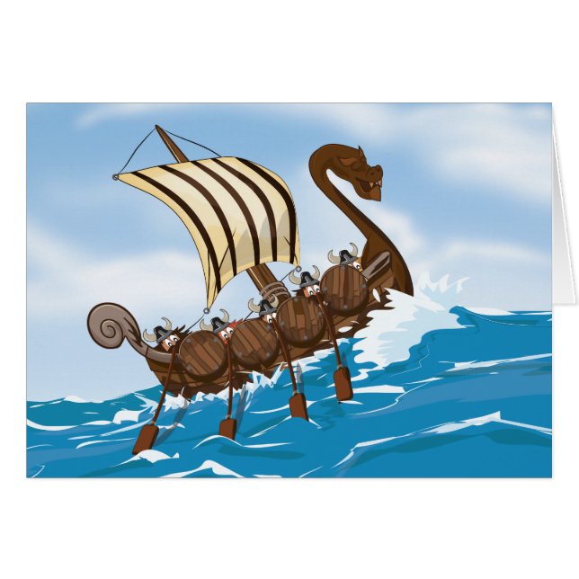 Barco Vikingo (Anverso (Horizontal))