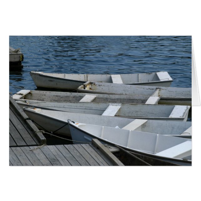 Barcos antiguos en el muelle (Anverso (Horizontal))