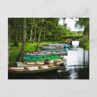 Barcos de Fila, Killarney, postal de Irlanda