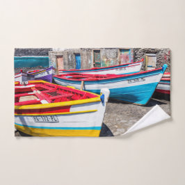 Barcos de pesca de colores, Cabo Verde