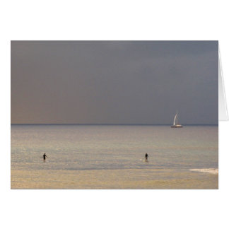 Barcos de remo al atardecer en Maui