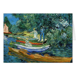 Barcos de Rowing de Van Gogh en los bancos del
