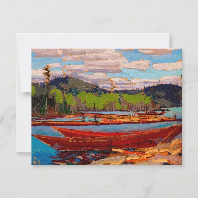 Barcos de Tom Thomson (1916) (Anverso)